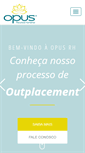 Mobile Screenshot of opusrh.com.br